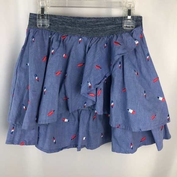CAT & JACK Size Large Patriotic Popsicle Skirt EUC - Picture 1 of 8